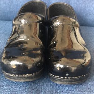 Dansko Patent Leather Clogs